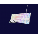 "Trust" wireless "GXT 798W 2-in-1" mechanical keyboard, USB interface, ABS material, optical mouse, maximum resolution 6400 DPI,