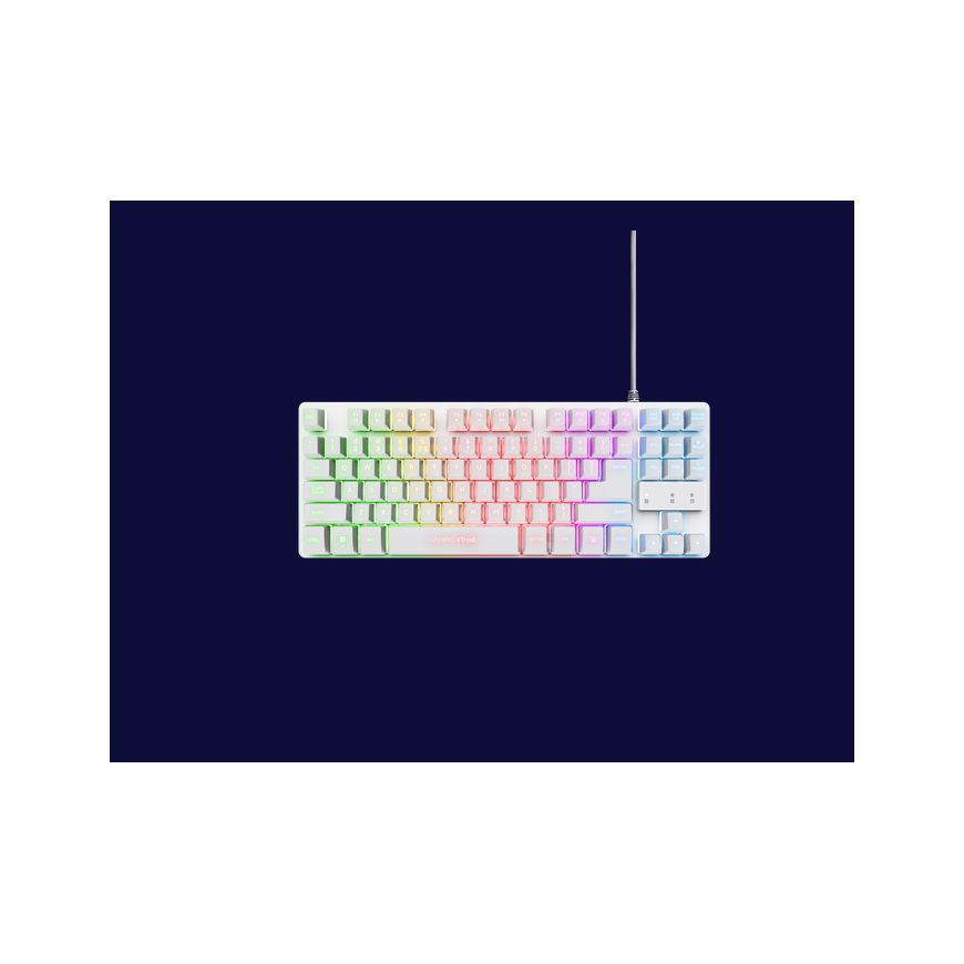 "Trust" wireless "GXT 798W 2-in-1" mechanical keyboard, USB interface, ABS material, optical mouse, maximum resolution 6400 DPI, – 2
