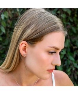 Beneto Beautiful silver earrings Angel wings AGUP728L