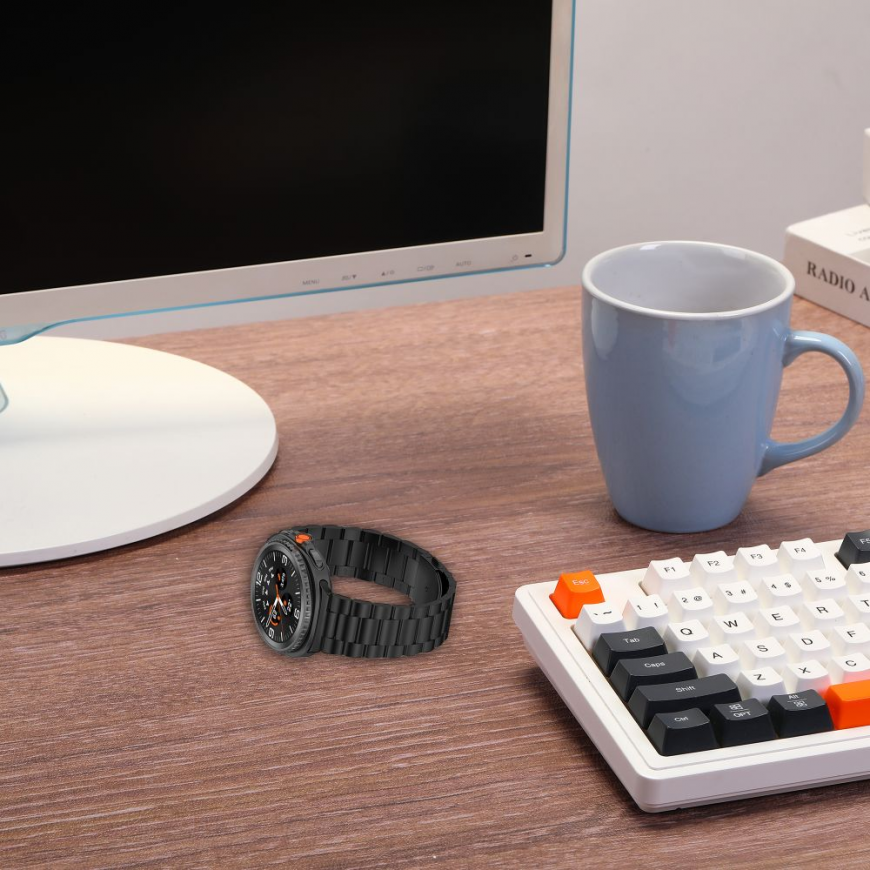 TECH-PROTECT RUOSTUMATON SAMSUNG GALAXY WATCH 8 | CLASSIC (40 | 44 | 46 MM) Hopeinen – 5