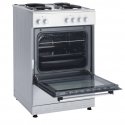 ScanDomestic SK 403-1 Pastatoma viryklė Elektrinis Keraminis Balta ScanDomestic SK 403-1 Pastatoma viryklė Elektrinis Keraminis Balta