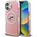 Karl Lagerfeld IML K&CH galvas atkārtota logo MagSafe vāciņš Apple iPhone 16 rozā krāsā Karl Lagerfeld IML K&CH galvas atkārtota logo MagSafe vāciņš Apple iPhone 16 rozā krāsā