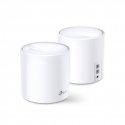 TP-Link Deco X20 (2-pack) Dviguba juosta (2,4 GHz / 5 GHz) Wi-Fi 5 (802.11ac) Balta Vidinis