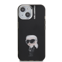 Karl Lagerfeld IML Aquarelle Karl kate Apple iPhone 15 musta värviga Karl Lagerfeld IML Aquarelle Karl kate Apple iPhone 15 musta värviga