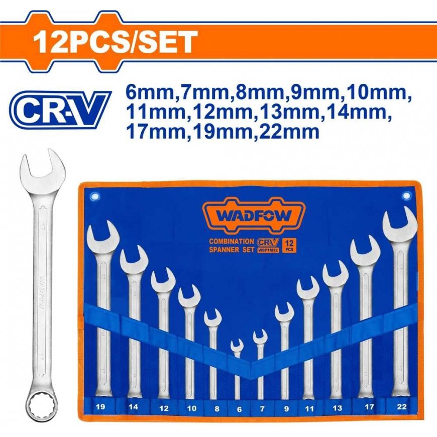 Wadfow Spanner Set 12pcs – 2