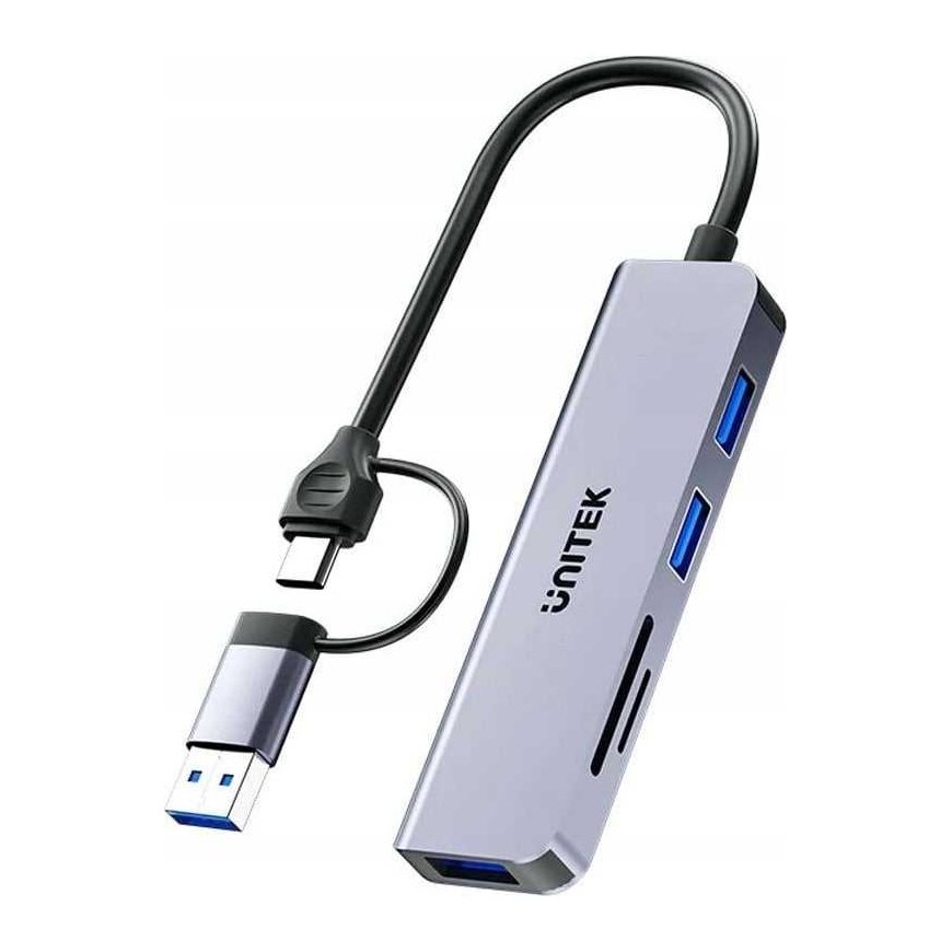 Unitek Hub 5w1 USB-A/C 5 Gbps