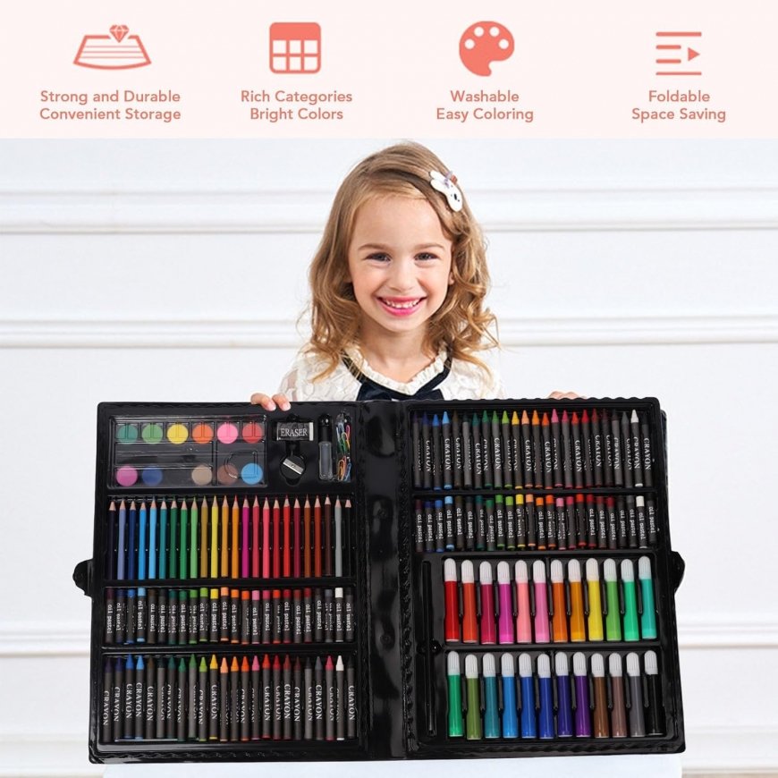 Vigo 168pcs Art Set Drawing & Painting Kit with Markers Crayons – 4