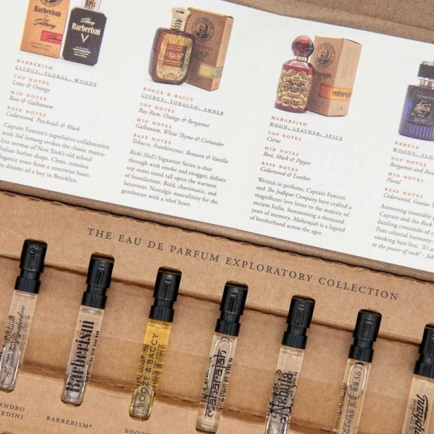 Captain Fawcett Eau De Parfum Exploratory Collection -tuoksusarja miehille, 7 x 2 ml – 2
