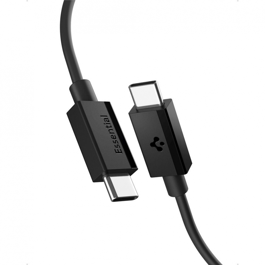 SPIGEN EB6020CC ESSENTIAL TYPE-C КАБЕЛЬ 60W 200CM Черный – 2
