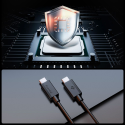 SPIGEN EB6020CC ESSENTIAL TYPE-C KABELIS 60W 200CM Juodas SPIGEN EB6020CC ESSENTIAL TYPE-C KABELIS 60W 200CM Juodas