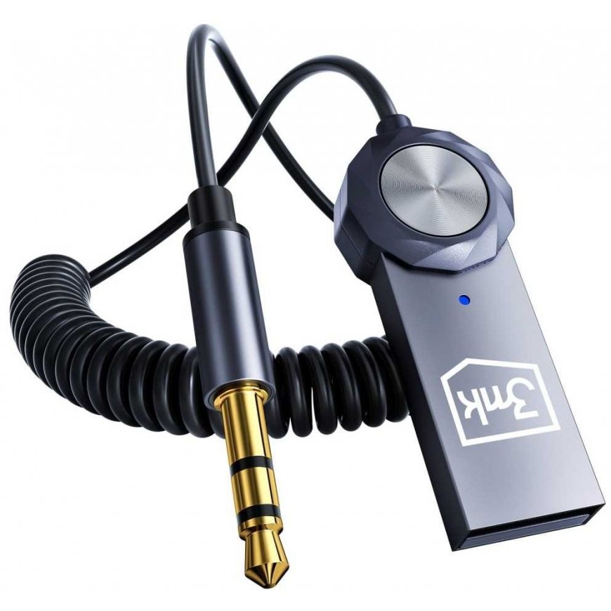 Belaidne audioadapter 3MK Audio Bluetooth adapter Jack 3.5mm 2in1 – 4