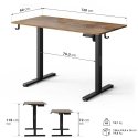 SENSE7 NOJO LIGHT Desk Dark Brown 120 cm x 60 cm SENSE7 NOJO LIGHT Desk Dark Brown 120 cm x 60 cm