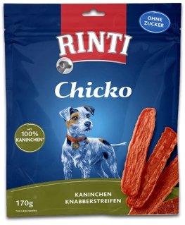 RINTI 91348 šuns arba katės gardėsis Šuo Užkandžiai Triušis 170 g