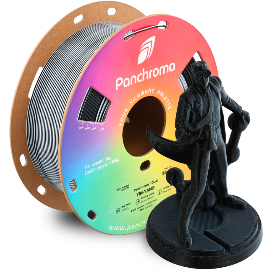 Polymaker Panchroma Dual Special PLA 1,75 mm 1 kg - Yin-Yang