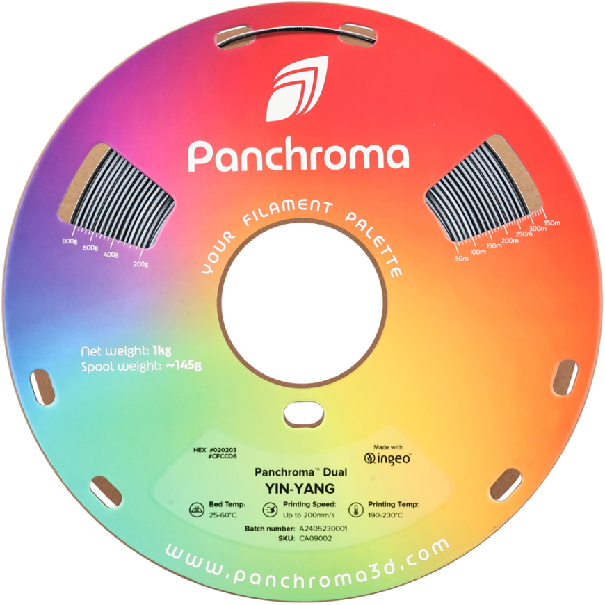 Polymaker Panchroma Dual Special PLA 1.75mm 1kg - Yin-Yang – 3