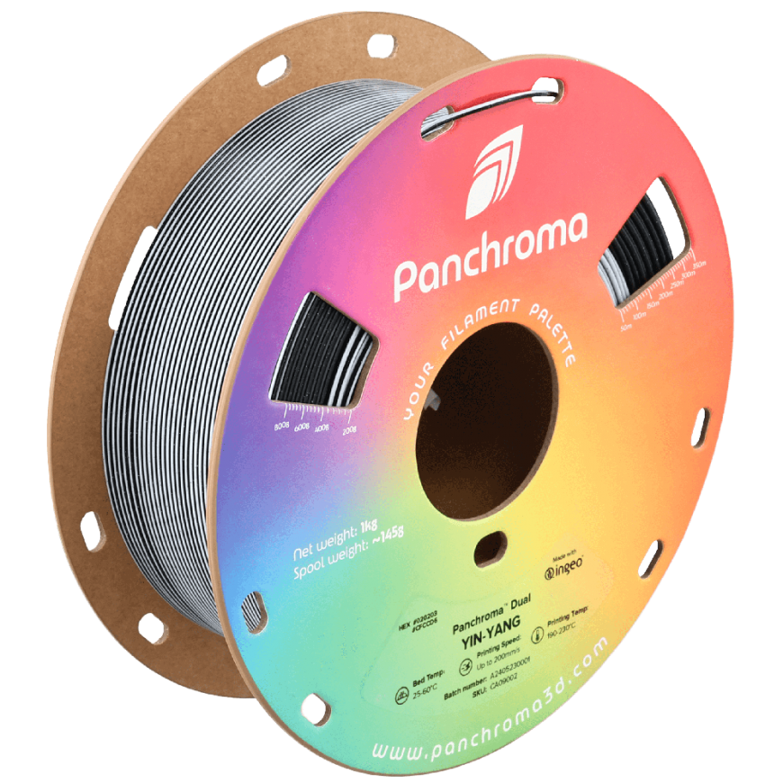 Polymaker Panchroma Dual Special PLA 1.75mm 1kg - Yin-Yang – 4