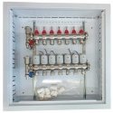 Hismart Grindinio apkures kolektors 7 kontūriem ar termiskajiem piedziņām NC AC230V un debetmāriem Hismart Grindinio apkures kolektors 7 kontūriem ar termiskajiem piedziņām NC AC230V un debetmāriem