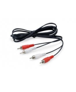 Equip 147094 audiokaabel 2,5 m 2 x RCA Must