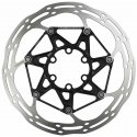 SRAM Centerline 2-osaline piduriketas - 160mm must - teras - 6 auku SRAM Centerline 2-osaline piduriketas - 160mm must - teras - 6 auku