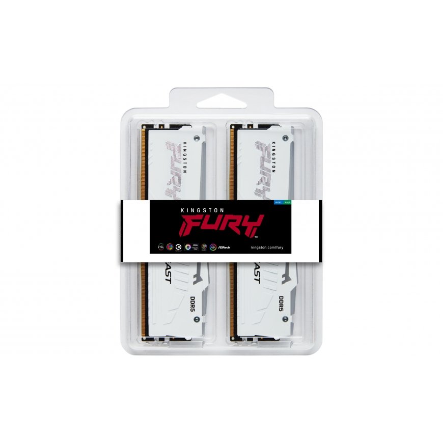 Kingston Technology FURY Beast RGB atmiņas modulis 64 GB 2 x 32 GB DDR5 6000 MT/s ECC – 5