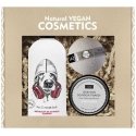 LaQ Dog Set "Get Your Head Together": shampoo and washing gel 300 ml + natural face wash foam 40 g + men's bath bomb 120 g