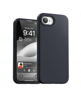 Mercury Silicone Case for iPhone 16 in navy blue