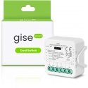 GISE išmanusis dvigubas „WiFi“ relės modulis | Tuya | GDS-WF GISE išmanusis dvigubas „WiFi“ relės modulis | Tuya | GDS-WF