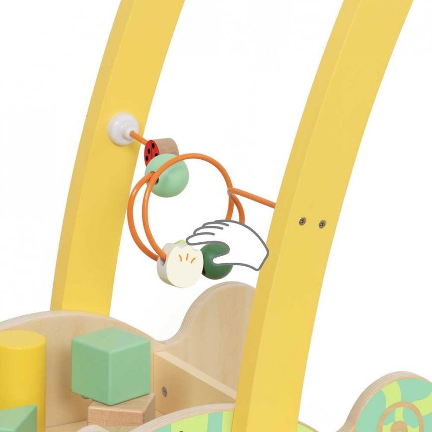 CLASSIC WORLD wooden chameleon walker with blocks – 3