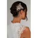Elegant golden combs with crystals Elegant golden combs with crystals