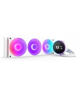 NZXT Kraken Elite 360 RGB Protsessor Kõik-ühes vedelikujahuti 12 cm Valge 1 tk