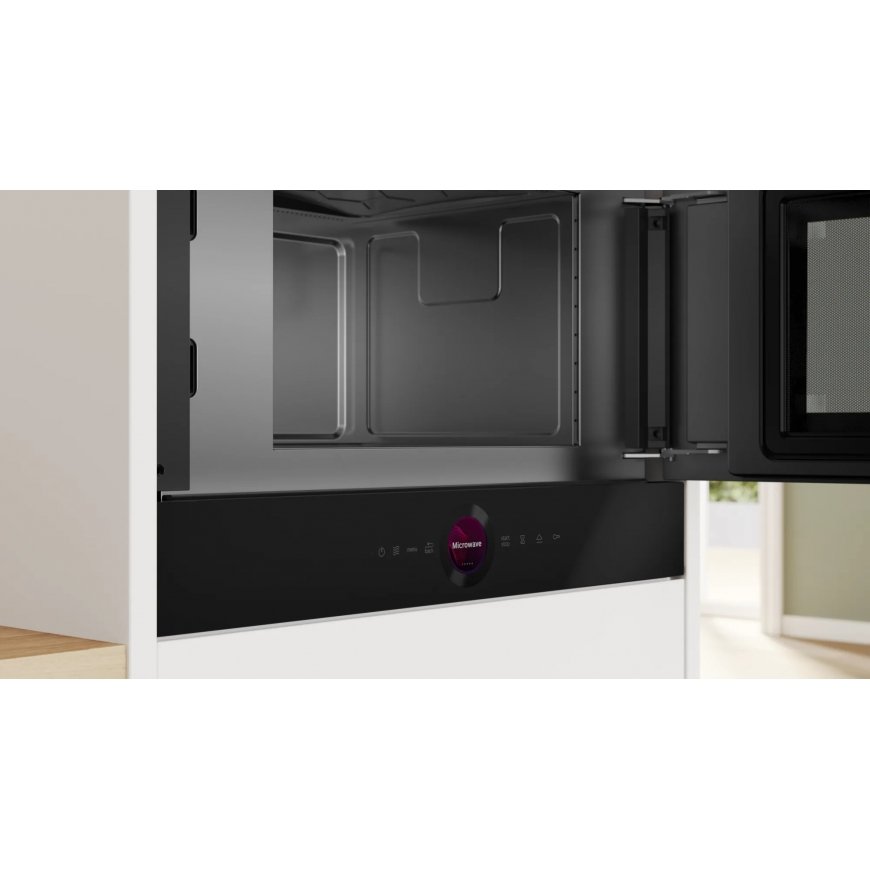 Bosch Serie 8 BFR9221B1 mikroviļņu krāsns Melns Solo mikrovilnis Iebūvēts 21 L 900 W – 2