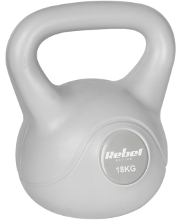 Kettlebell bitumiskais 18 kg bumba REBEL ACTIVE