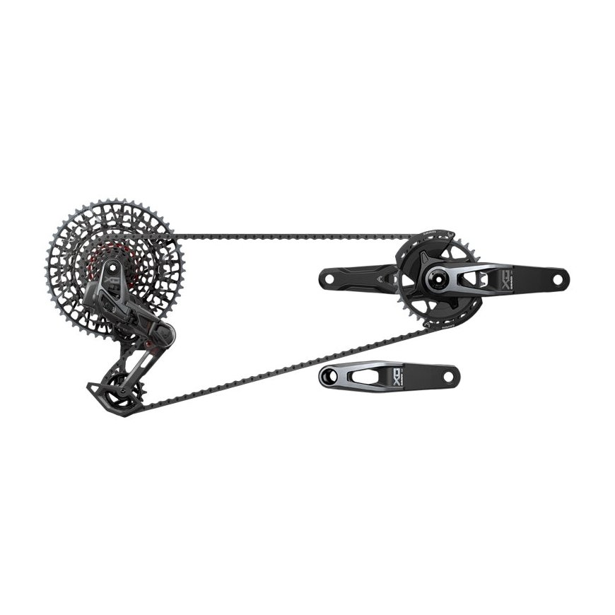 Set SRAM X0 T-Type Eagle V2 Transmission AXS, crank length 175mm – 2