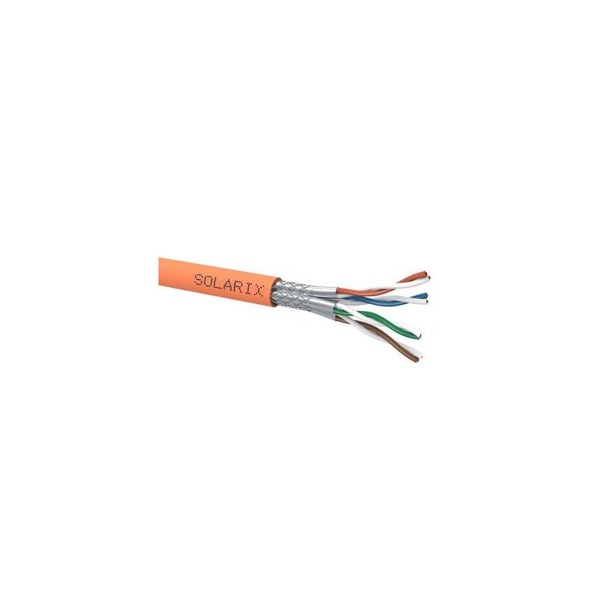 Solarix montimise kaabel Solarix SSTP, Cat7, kõva, LSOH, 500 m rull SXKD-7-SSTP-LSOH