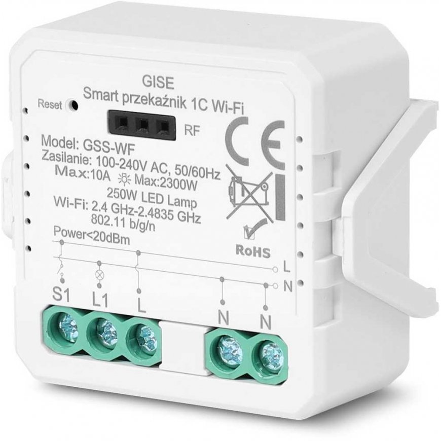 GISE viedais vienas WiFi releja modulis