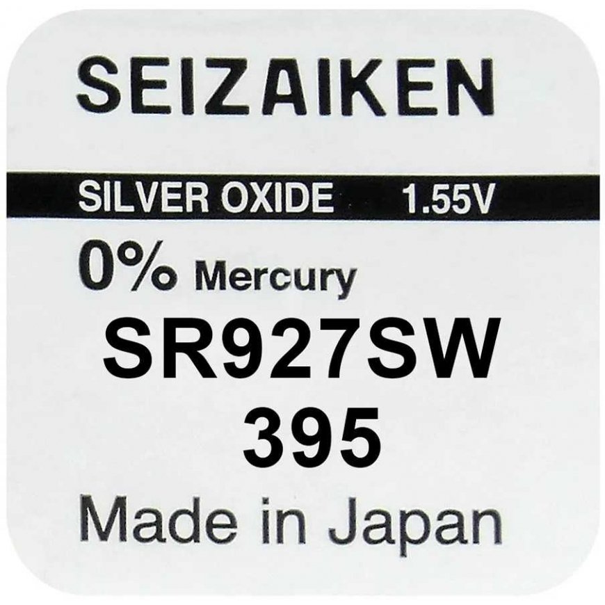 Paristo - Seizaiken 395 (SR927SW) Hopeaoksidi 1.55V 10 kpl. – 2
