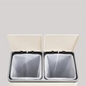Spacetronik bag with double compartment - cream color Spacetronik bag with double compartment - cream color