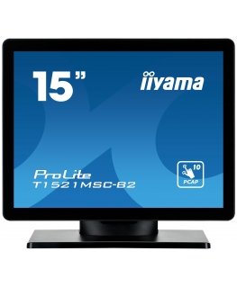 iiyama ProLite T1521MSC-B2 computer monitor 38.1 cm (15") 1024 x 768 pixels XGA LED Touchscreen Tabl