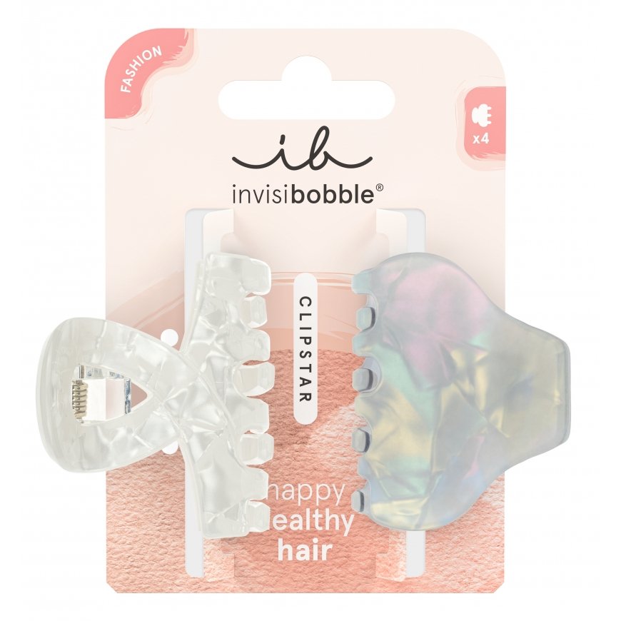 invisibobble Pearly Frost Hiustarvike Hiusklipsi 2 kpl
