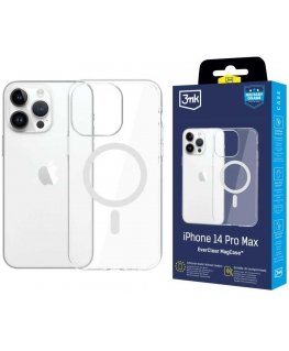 Dėklas 3MK EverClear MagCase skirtas Apple iPhone 14 Pro Max
