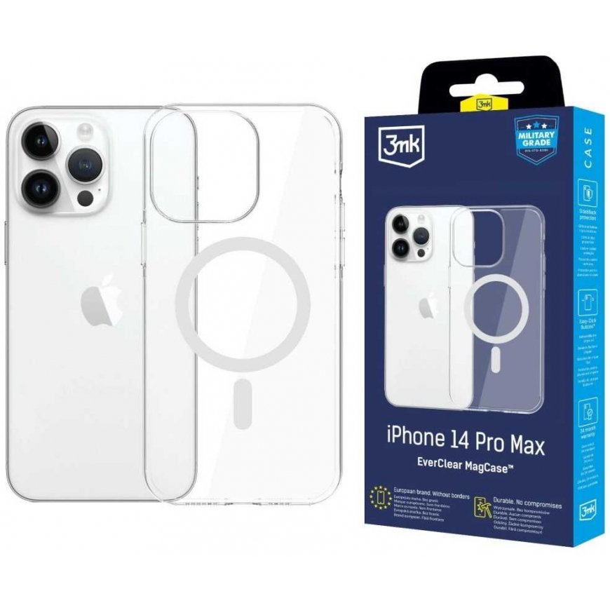 3MK EverClear MagCase for Apple iPhone 14 Pro Max