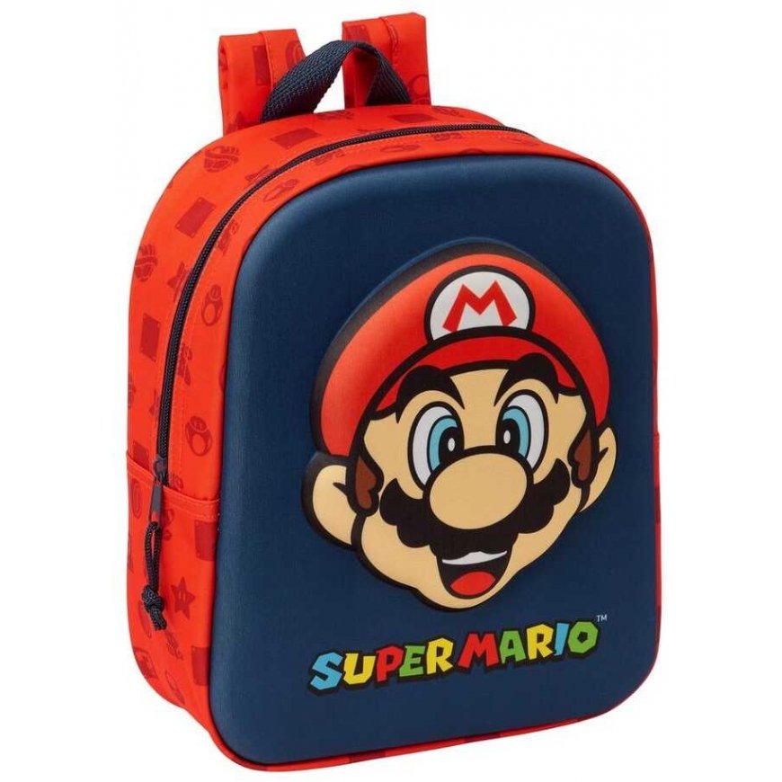 Safta Super Mario Bros 3D kuprinė 27cm