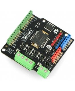Gravitatsioon, 2x2A mootori lisaseade, kahe kanaliga mootori juhtimisseade 35V/2A, Arduino esiosa, DFRobot DRI0017