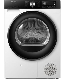 Hisense DH3S802BW3 būgninis džiovintuvas Pastatomi Pakraunama per priekį 8 kg Balta