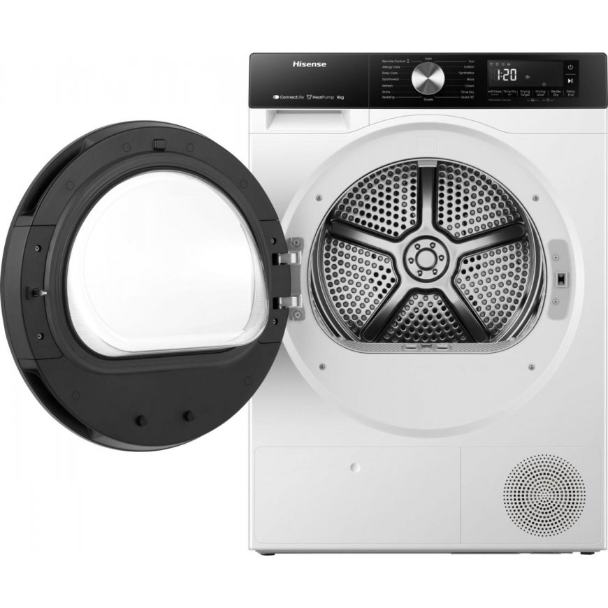 Hisense DH3S802BW3 tumble dryer Freestanding Front-load 8 kg White – 5