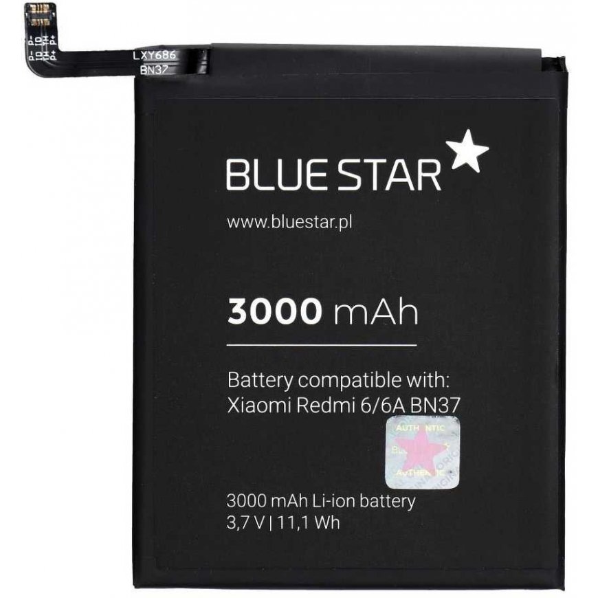 Partner Telecom Blue STAR battery for XIAOMI REDMI 6 / 6A (BN37) 3000 mAh – 2
