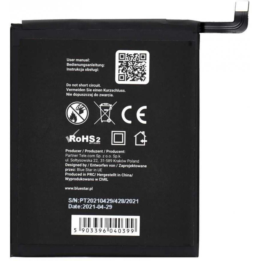 Partner Telecom Blue STAR battery for XIAOMI REDMI 6 / 6A (BN37) 3000 mAh – 3