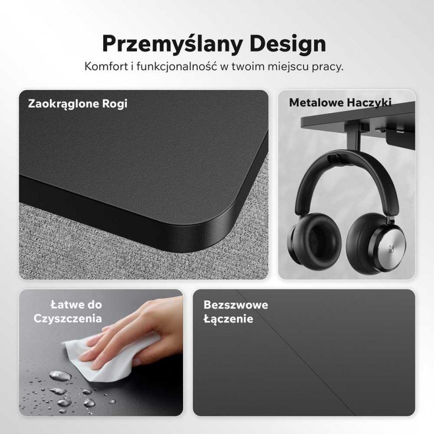 Стол SENSE7 NOJO LIGHT Черный 120 смx60 см – 4