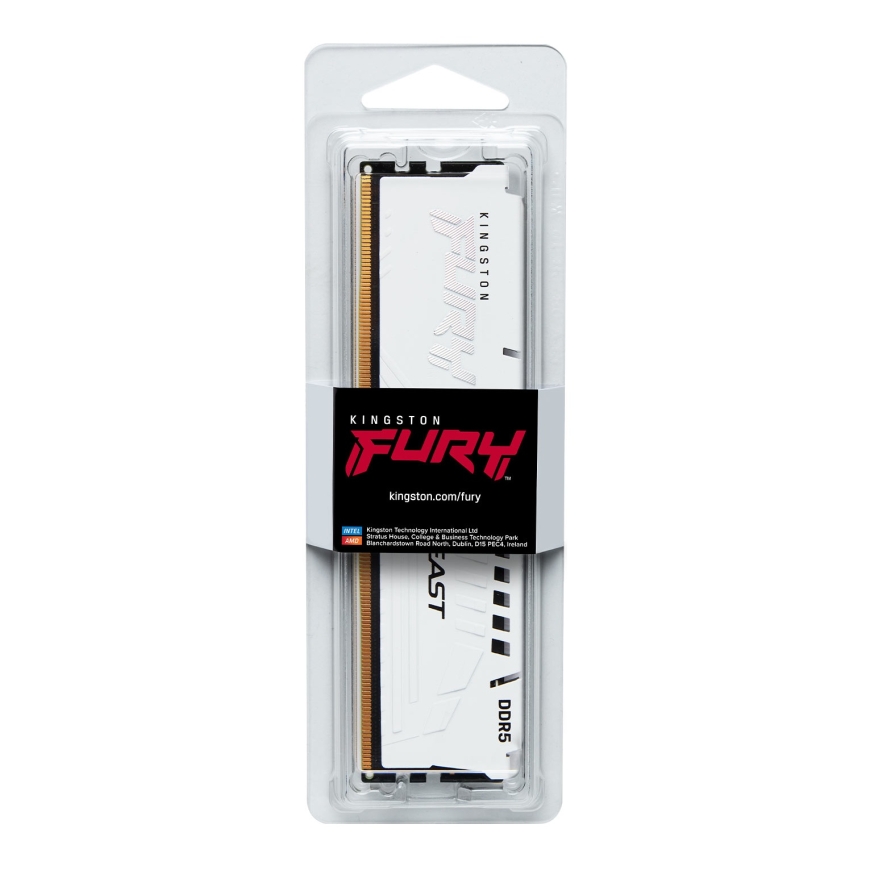 Kingston Technology FURY Beast 32GB 6400MT/s DDR5 CL32 DIMM White EXPO – 4