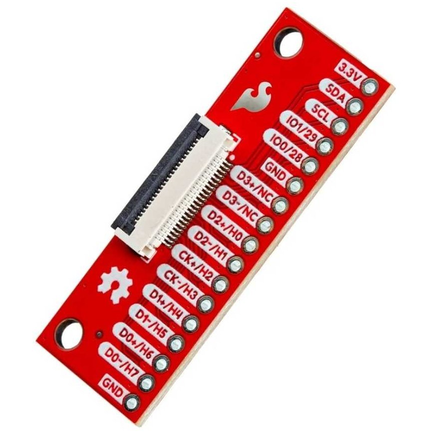 HSTX 22 kontaktiga 2.54 mm sammuga adapter Raspberry Pi 5 / IoT RedBoard RP2350 jaoks - SparkFun BOB-28467